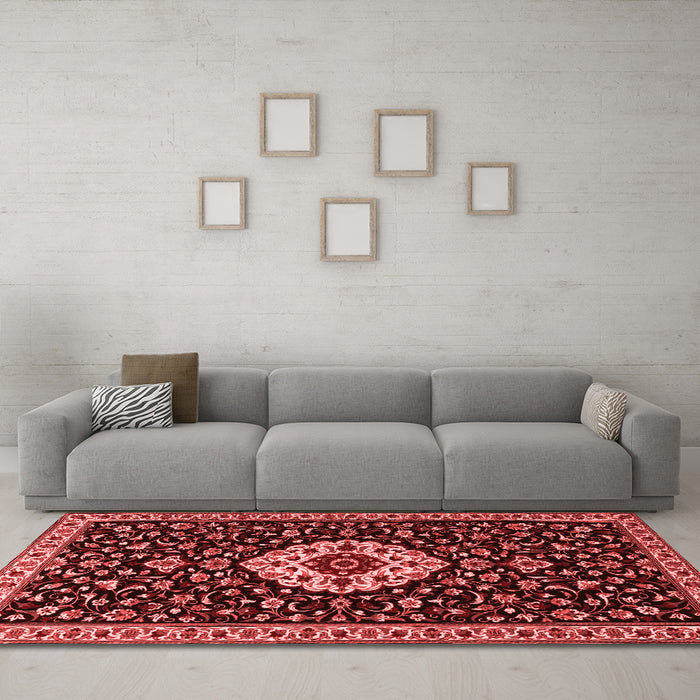 Traditional Red Washable Rugs