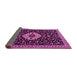 Sideview of Medallion Pink Traditional Rug, tr1797pnk