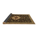 Sideview of Medallion Brown Traditional Rug, tr1797brn