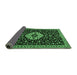 Sideview of Medallion Emerald Green Traditional Rug, tr1797emgrn