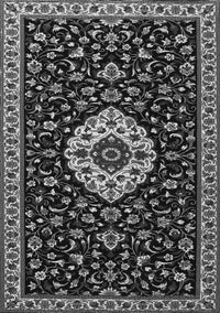 Medallion Gray Traditional Rug, tr1797gry