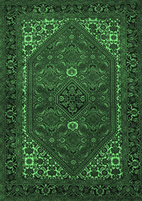 Persian Emerald Green Traditional Rug, tr1798emgrn