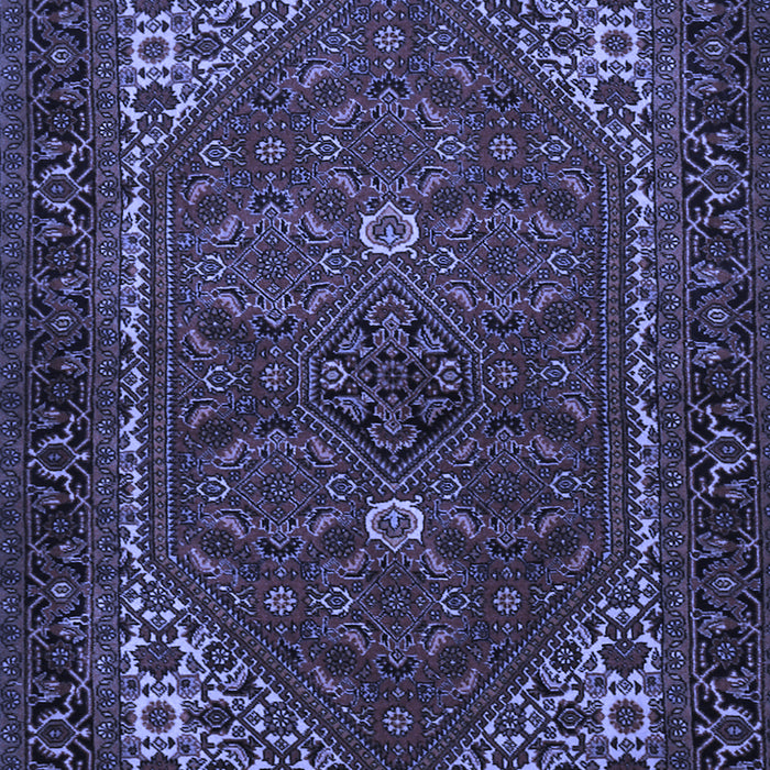 Machine Washable Persian Blue Traditional Rug, wshtr1798blu