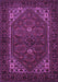 Machine Washable Persian Purple Traditional Area Rugs, wshtr1798pur