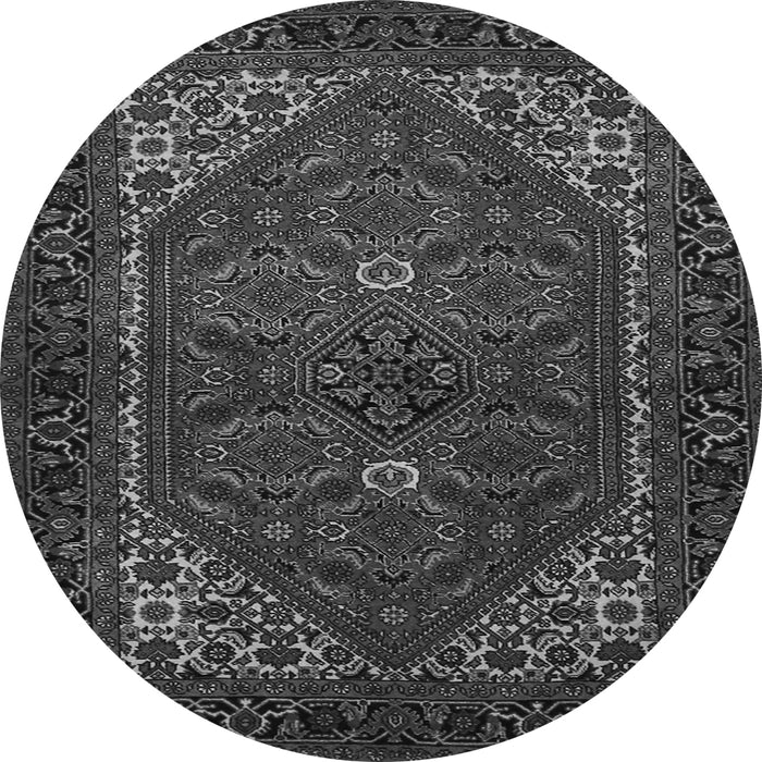 Machine Washable Persian Gray Traditional Rug, wshtr1798gry