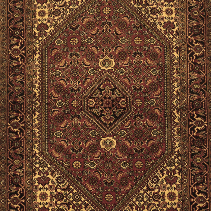 Machine Washable Persian Brown Traditional Rug, wshtr1798brn