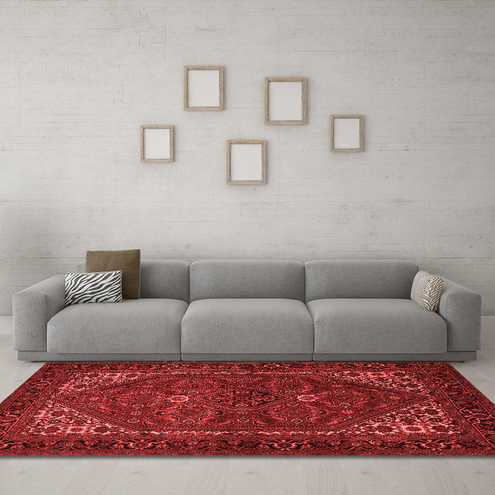 Traditional Red Washable Rugs