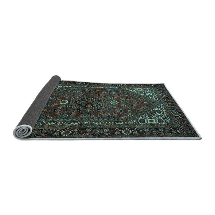 Sideview of Persian Light Blue Traditional Rug, tr1798lblu