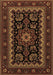 Persian Brown Traditional Rug, tr1799brn