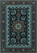 Machine Washable Persian Light Blue Traditional Rug, wshtr1799lblu