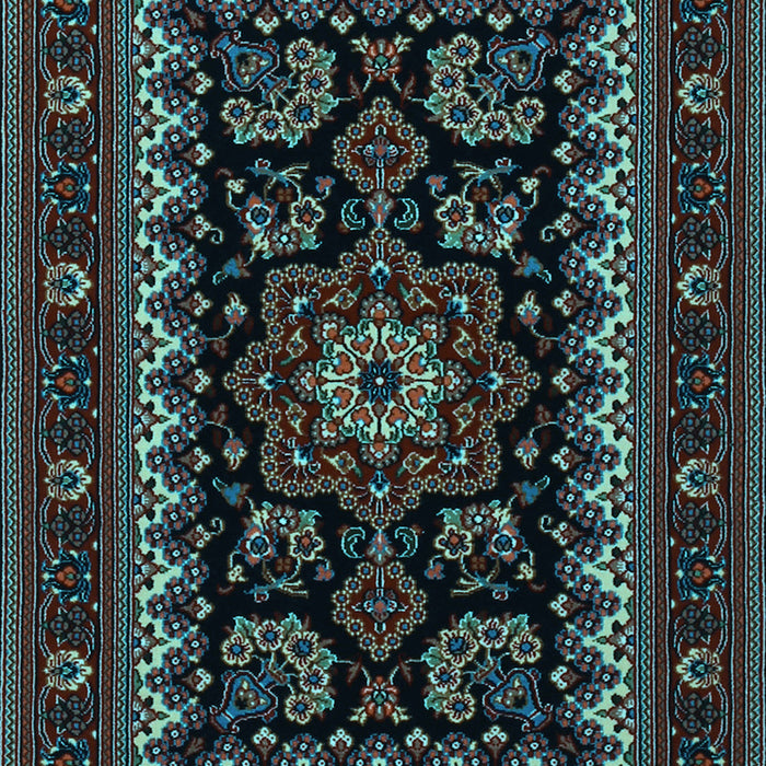 Machine Washable Persian Light Blue Traditional Rug, wshtr1799lblu