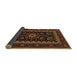 Sideview of Persian Brown Traditional Rug, tr1799brn