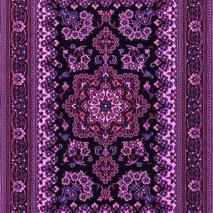 Machine Washable Persian Purple Traditional Area Rugs, wshtr1799pur