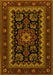 Machine Washable Persian Yellow Traditional Rug, wshtr1799yw