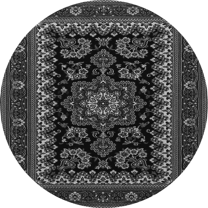 Square Persian Gray Traditional Rug, tr1799gry