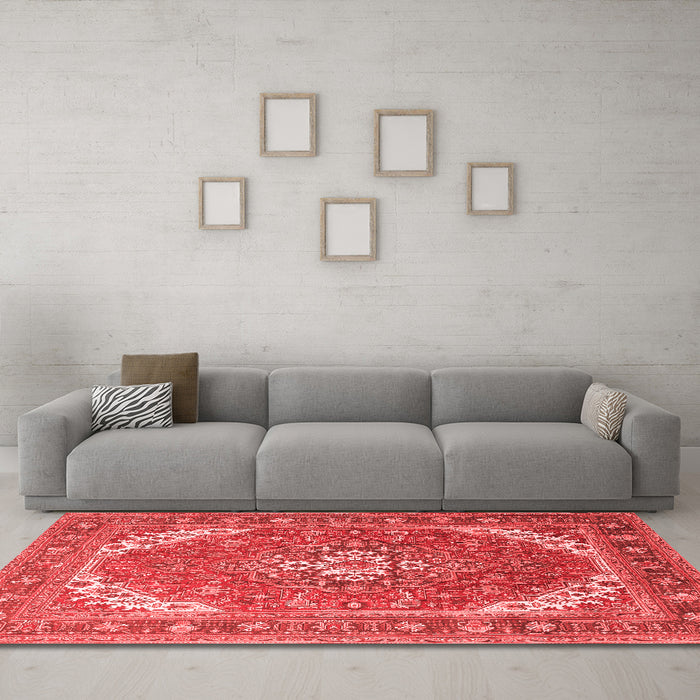 Traditional Red Washable Rugs