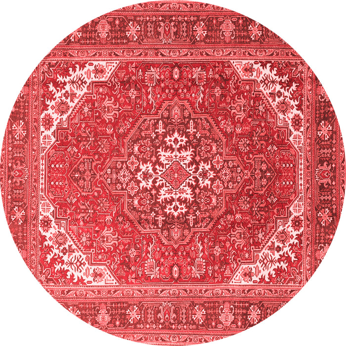 Machine Washable Persian Red Traditional Rug, wshtr179red