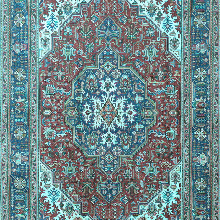 Persian Light Blue Traditional Rug, tr179lblu