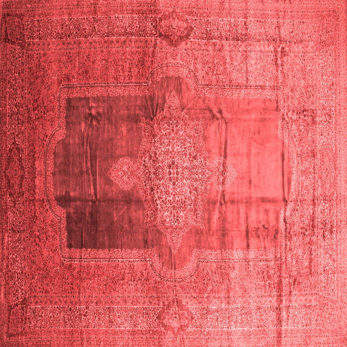 Medallion Red Traditional Rug, tr17red