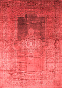 Medallion Red Traditional Rug, tr17red