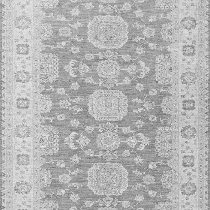 Serging Thickness of Machine Washable Oriental Gray Traditional Rug, wshtr1800gry