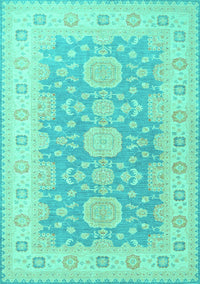 Oriental Turquoise Traditional Rug, tr1800turq
