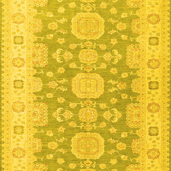 Oriental Yellow Traditional Rug, tr1800yw