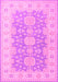 Oriental Pink Traditional Rug, tr1800pnk