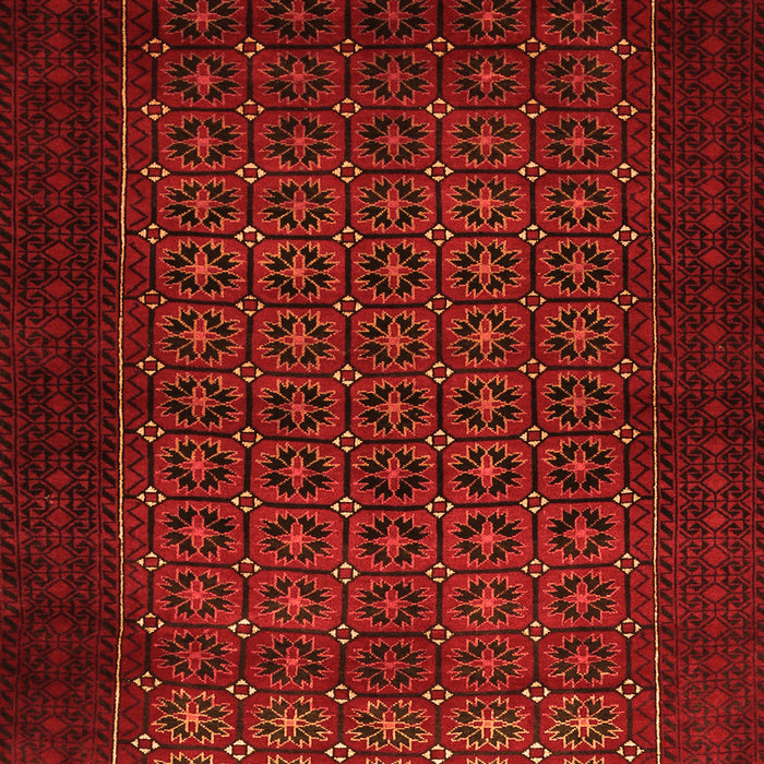 Serging Thickness of Machine Washable Persian Orange Traditional Area Rugs, wshtr1801org