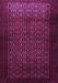 Machine Washable Persian Purple Traditional Area Rugs, wshtr1801pur