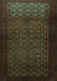 Machine Washable Persian Turquoise Traditional Area Rugs, wshtr1801turq