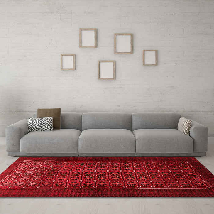 Traditional Red Washable Rugs