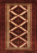 Persian Orange Traditional Rug, tr1802org