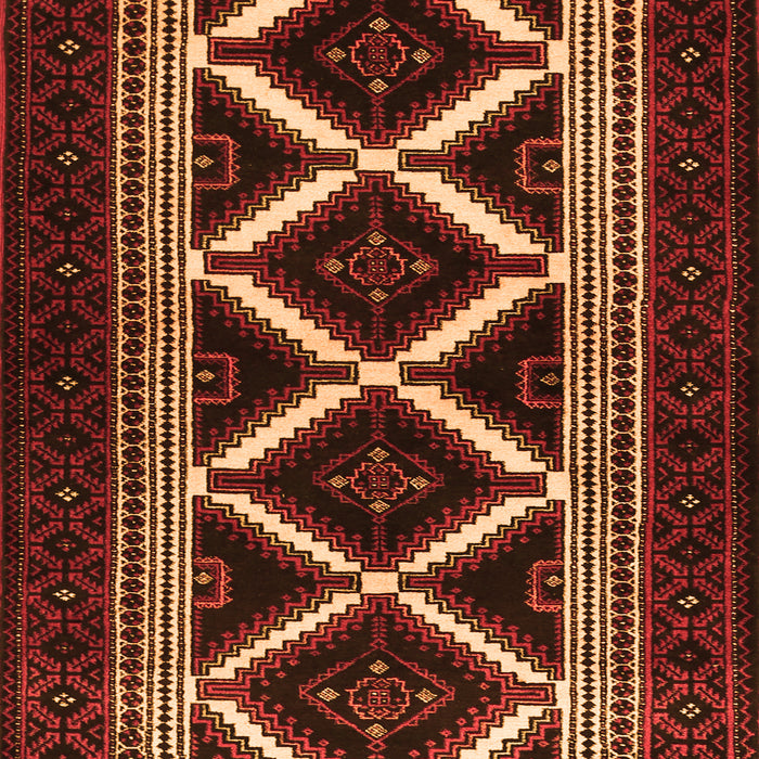 Persian Orange Traditional Rug, tr1802org