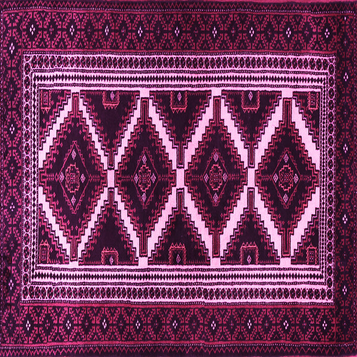 Square Persian Pink Traditional Rug, tr1802pnk