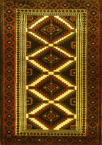 Persian Yellow Traditional Rug, tr1802yw