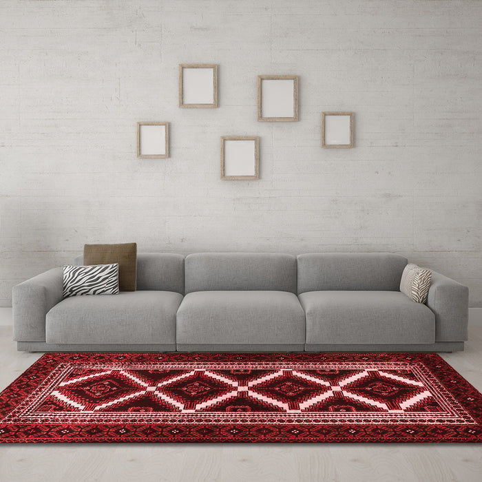 Traditional Red Washable Rugs