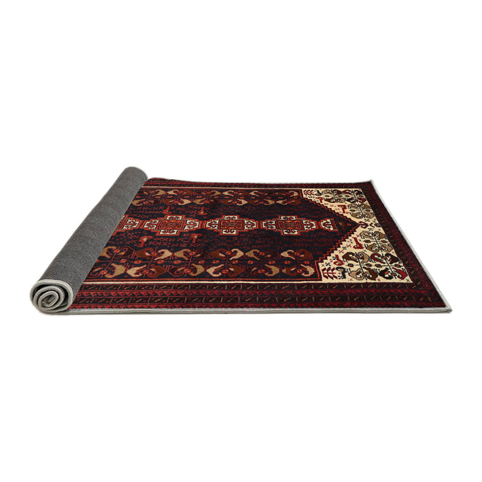 Sideview of Traditional Brown Persian Rug, tr1803