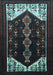 Machine Washable Persian Light Blue Traditional Rug, wshtr1803lblu