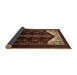 Sideview of Persian Brown Traditional Rug, tr1803brn