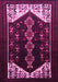 Machine Washable Persian Pink Traditional Rug, wshtr1803pnk