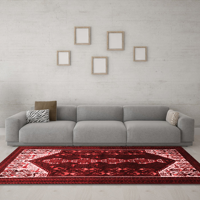 Traditional Red Washable Rugs