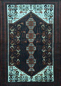 Persian Light Blue Traditional Rug, tr1803lblu
