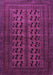 Machine Washable Persian Purple Traditional Area Rugs, wshtr1804pur