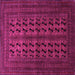 Square Machine Washable Persian Pink Traditional Rug, wshtr1804pnk