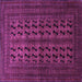 Square Persian Purple Traditional Rug, tr1804pur