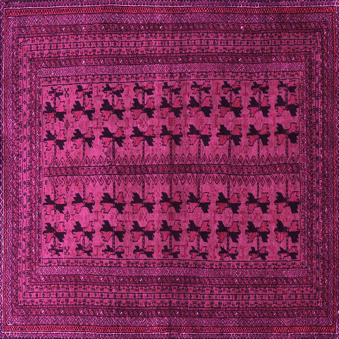 Square Persian Pink Traditional Rug, tr1804pnk