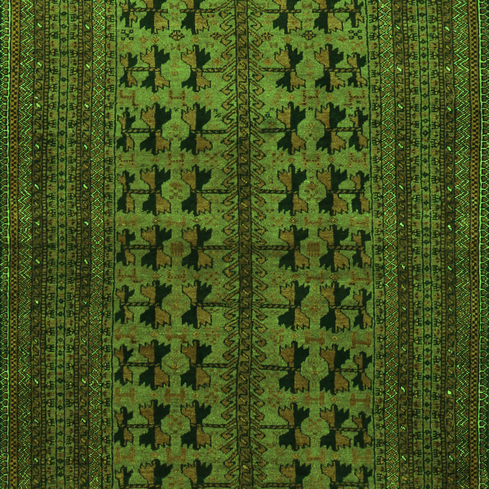 Serging Thickness of Machine Washable Persian Green Traditional Area Rugs, wshtr1804grn