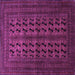 Square Machine Washable Persian Purple Traditional Area Rugs, wshtr1804pur