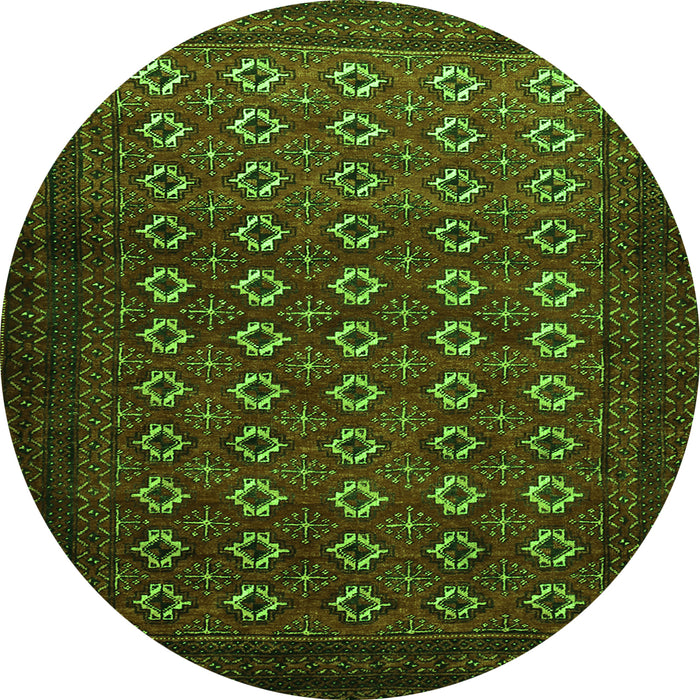 Machine Washable Persian Green Traditional Area Rugs, wshtr1805grn